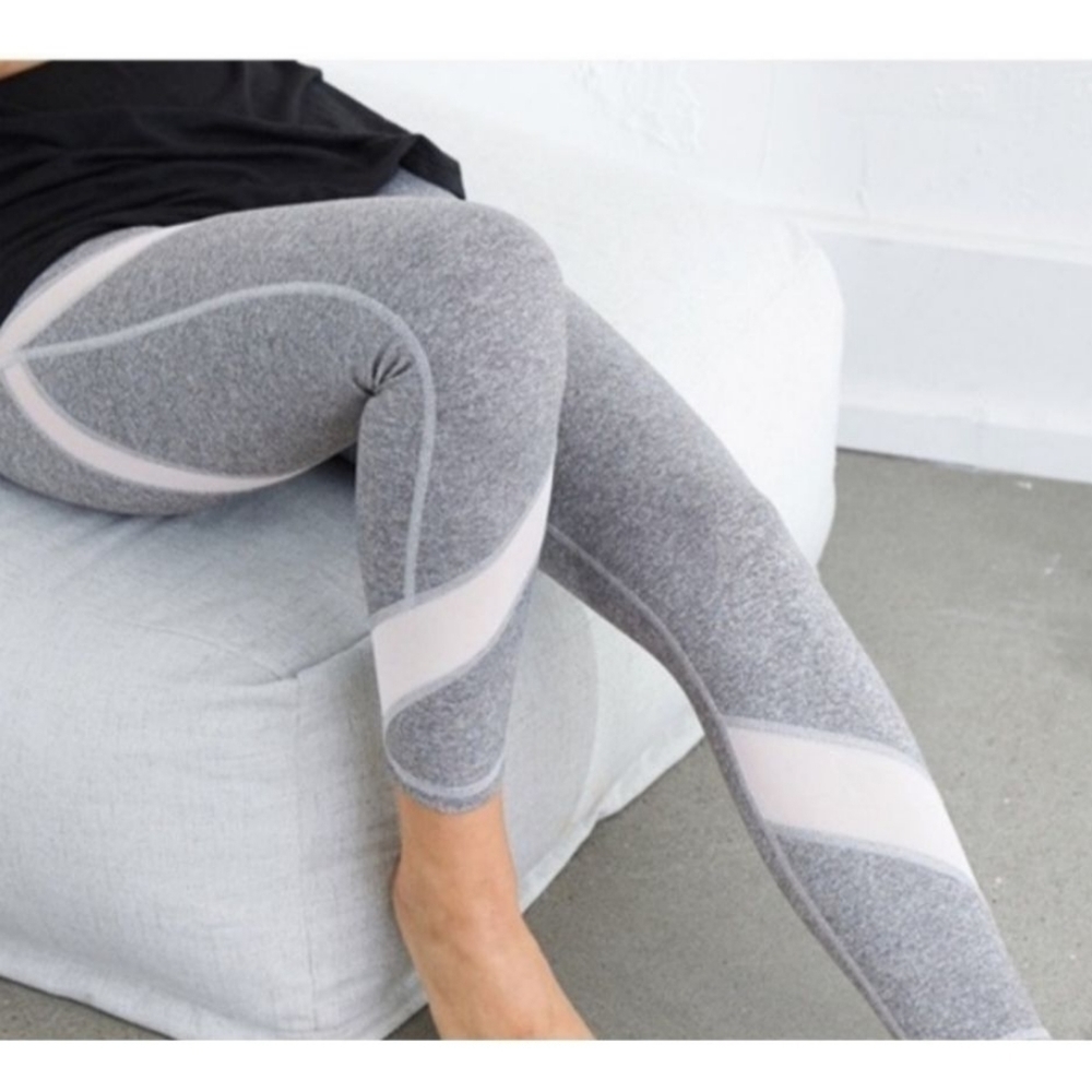 NWT Aerie Chill Play Move 7/8 Mesh Insert Leggings